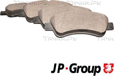 Тормозные колодки JP Group передние для Citroen C3 III 2016-2026. Артикул 4163601210