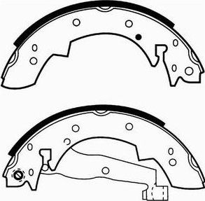 Тормозные колодки (стояночная тормозная система) SCT-Germany. Артикул SS 507