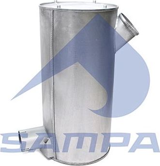 Глушитель (задняя часть) Sampa для IVECO Stralis 2003-2011. Артикул 060.416