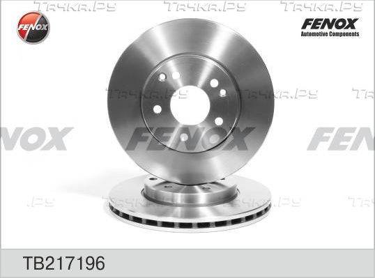 Тормозной диск Fenox передний для Chrysler Crossfire 2003-2008. Артикул TB217196
