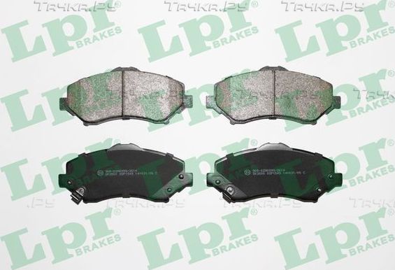 Тормозные колодки LPR передние для Dodge Journey I 2008-2026. Артикул 05P1549