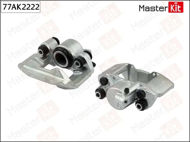Суппорт тормозной MITSUBISHI PAJERO SPORT 98- зад.лев. (Master KIT). Артикул 77AK2222
