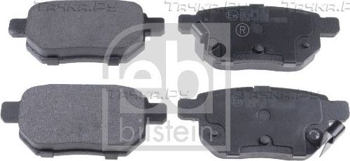 Тормозные колодки Febi Bilstein задние для Toyota Matrix II (E140) 2008-2014. Артикул 116288
