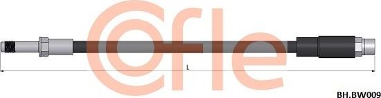 Тормозной шланг Cofle. Артикул 92.BH.BW009