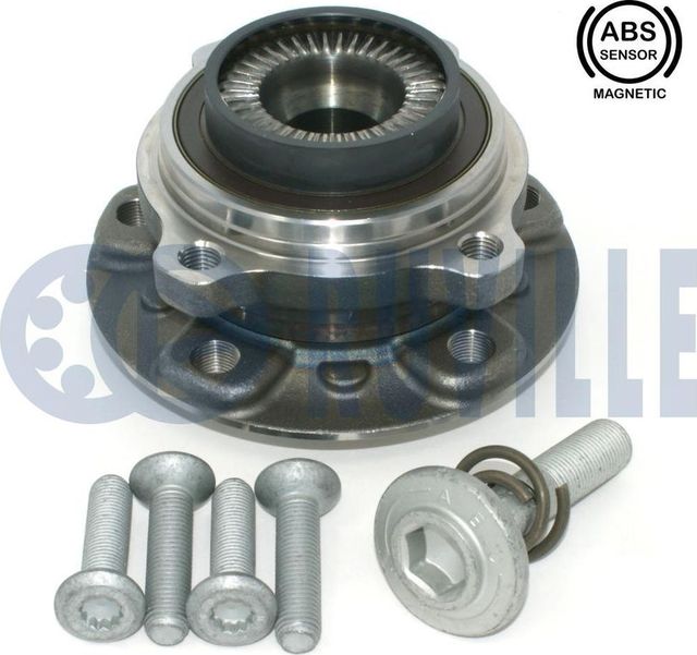 Ступица колеса с интегрированным подшипником (в сборе) Ruville передняя для BMW X4 I (F26) 2014-2018. Артикул 221605