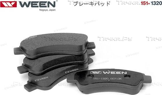 Тормозные колодки WEEN передние для Citroen C3 Picasso I 2009-2017. Артикул 151-1320