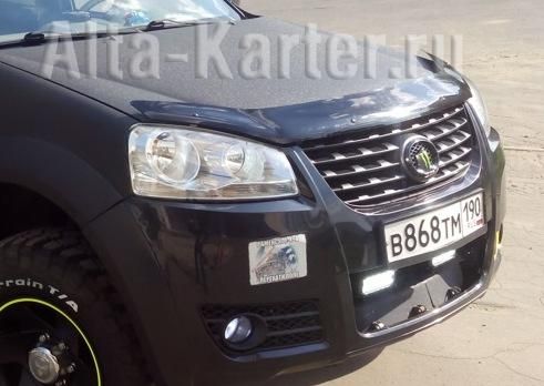 Дефлектор VT52 для капота Great Wall Wingle 5 2010-2026. Артикул GW10VT