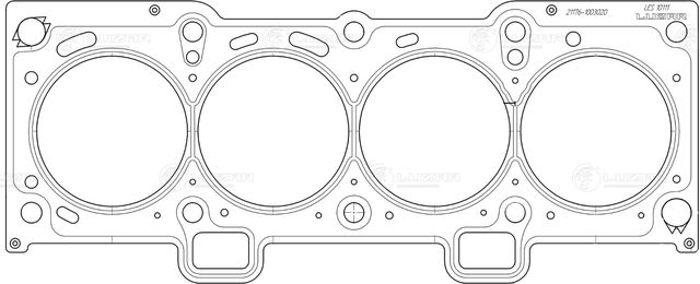Прокладка ГБЦ Luzar. Артикул LES 10111