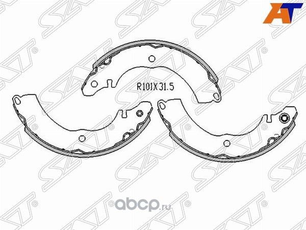 Колодки тормозные задние HONDA LEGEND 04-MITSUBIS (SAT). Артикул ST4800A008