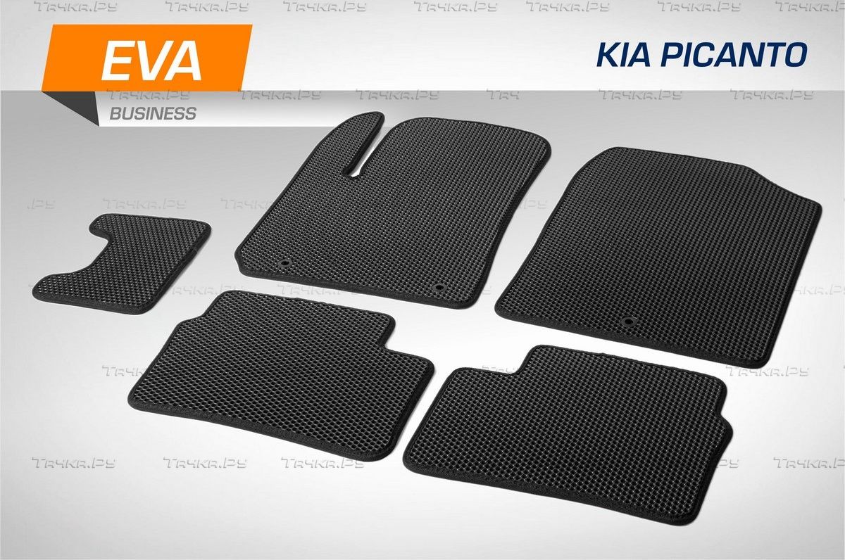 Коврики AutoFlex для салона Kia Picanto III 2017-2026. Артикул 3280801