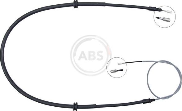 Трос ручника (тросик ручного тормоза) ABS. Артикул K15015