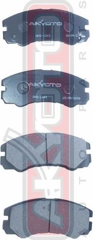 Тормозные колодки Akyoto Packing AKYOTO. Артикул AKD-1343
