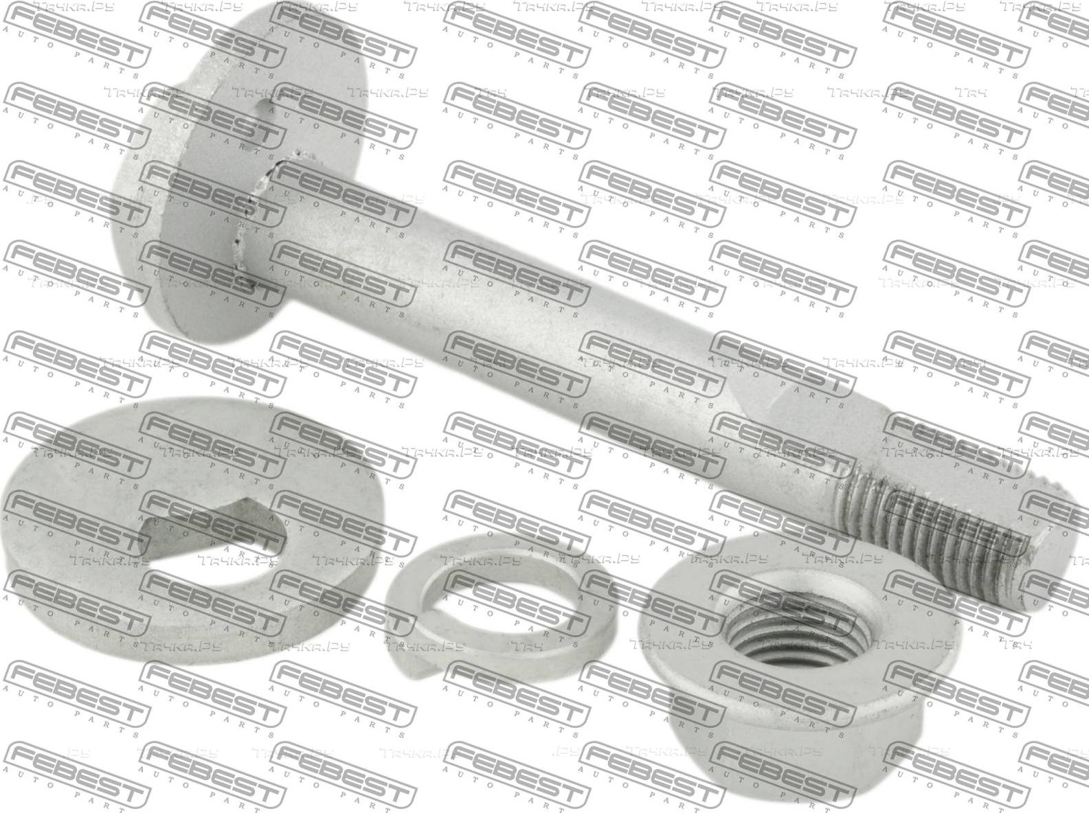 Болт развальный Febest для Kia Opirus I 2006-2011. Артикул 1229-002-KIT