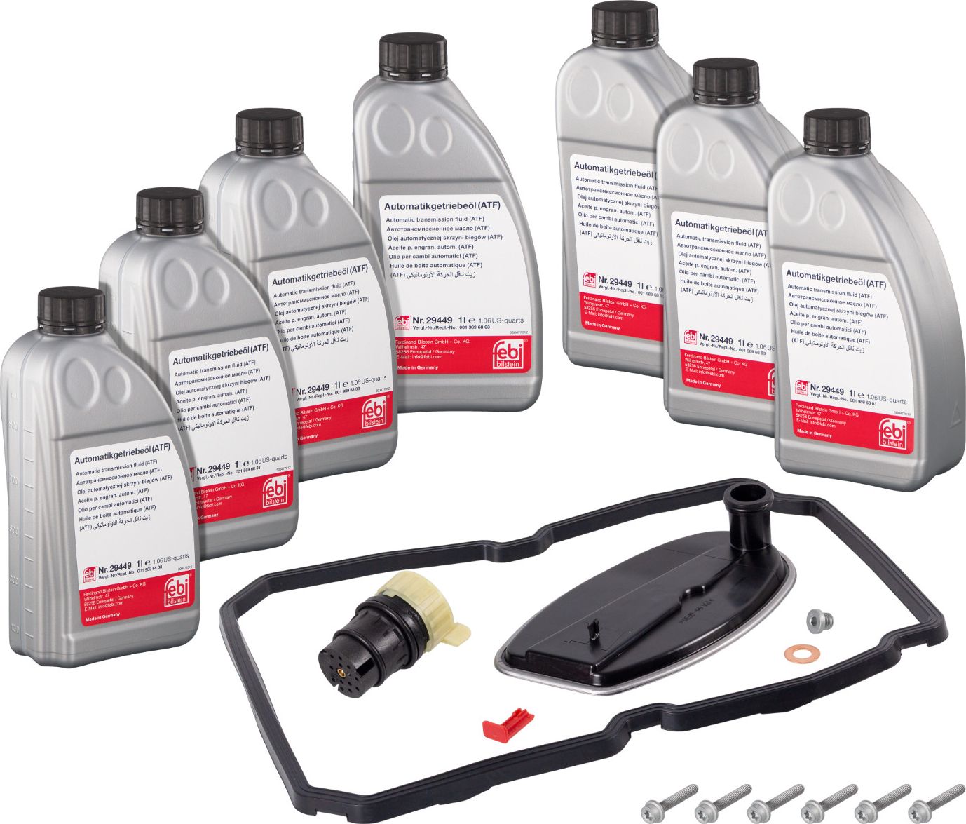 Набор для замены масла в АКПП Febi Bilstein febi Plus. Артикул 171748