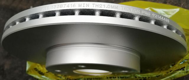 Тормозной диск Textar Pro передний для Honda Civic IX 2011-2016. Артикул 92144403