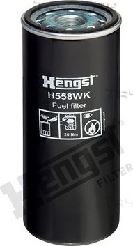 Топливный фильтр Hengst для Ford Cargo 2004-2026. Артикул H558WK