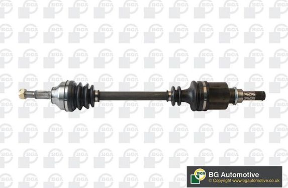 Полуось (привод в сборе, приводной вал) BGA передняя левая для Renault Modus I 2004-2013. Артикул DS7336L