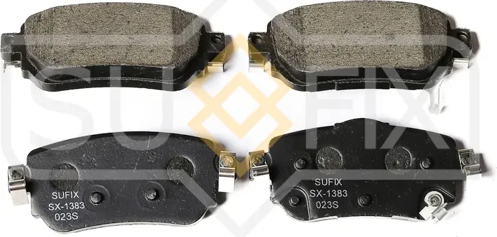 Колодки тормозные дисковые задние правые/левые NISSAN QASHQAI II (J11, J11) 2013 (Sufix). Артикул SX1383