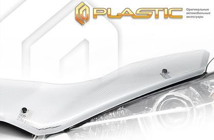 Дефлектор СА Пластик для капота (Шелкография белая) Hyundai ix55 2008-2013. Артикул 2010010403720