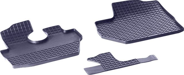 Коврики резиновые Seintex с узором сетка для салона Hyundai Porter 2005-2015. Артикул 84827