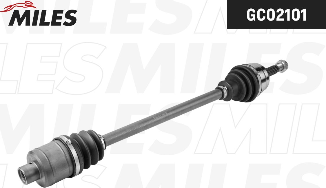 Полуось (привод в сборе, приводной вал) Miles. Артикул GC02101