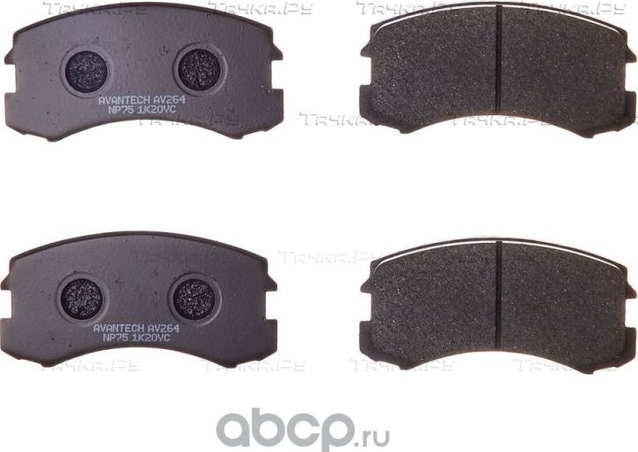 Колодки тормозные (Avantech). Артикул AV264