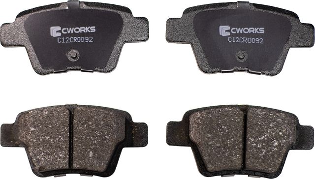 Колодки тормозные задние (Low Metallic) (Cworks). Артикул C12CR0092