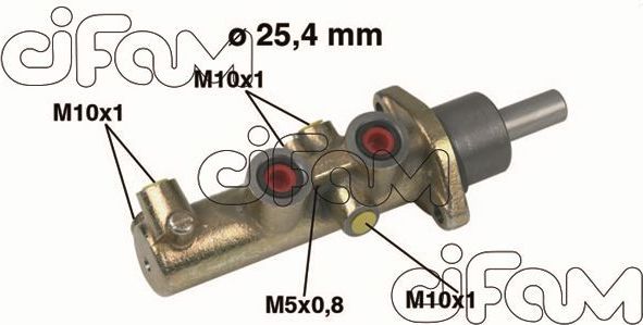 Тормозной цилиндр главный Cifam (Чугун). Артикул 202-446