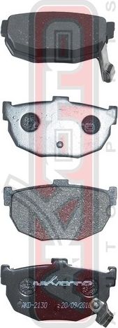 Тормозные колодки Akyoto Packing AKYOTO. Артикул AKD-2130