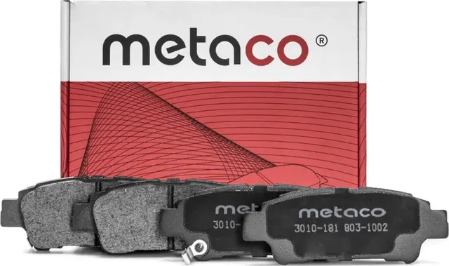 Колодки тормозные задние дисковые к-кт (Metaco) Metaco. Артикул 3010181