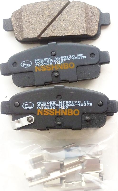 Тормозные колодки Nisshinbo. Артикул NP6055