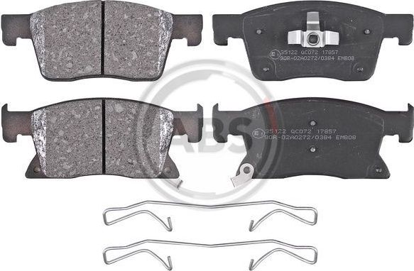 Тормозные колодки ABS передние для Opel Astra K 2015-2026. Артикул 35122