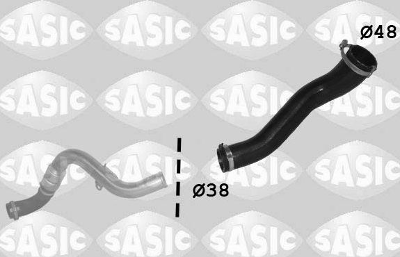 Патрубок интеркулера Sasic для Ford S-MAX I 2006-2014. Артикул 3336307