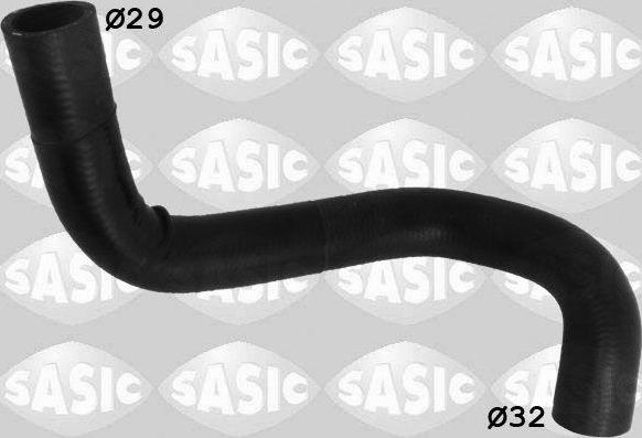 Патрубок радиатора (системы охлаждения) Sasic правый верхний для Citroen C3 I 2003-2009. Артикул 3400109