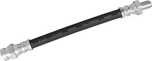 Шланг тормозной HYUN/MITSUBISHI GALLOPER/PAJERO 82- 2.5/3.0 перед. (Kraft). Артикул KT003208