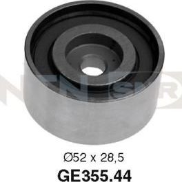 Направляющий (ведущий) ролик ремня ГРМ NTN / SNR. Артикул GE355.44