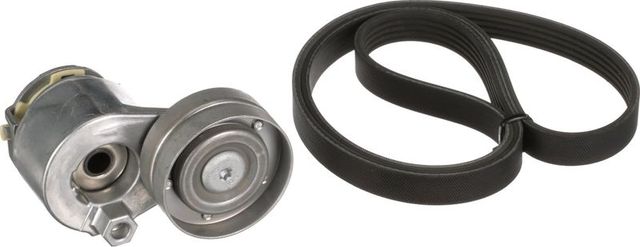 Приводной ремень поликлиновой с роликами (комплект) Gates Micro-V® Kit для Renault Trafic II 2001-2014. Артикул K015PK1123