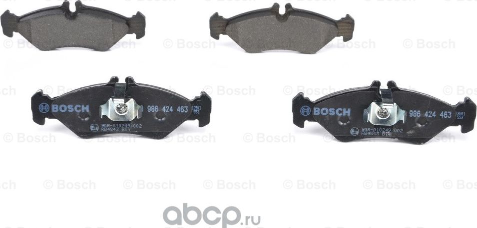 Колодки тормозные задние (Bosch). Артикул 986424463