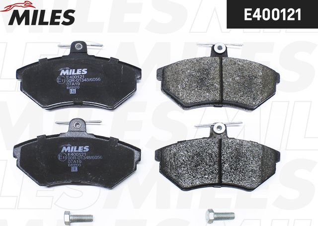 Тормозные колодки Miles (Low-Metallic). Артикул E400121