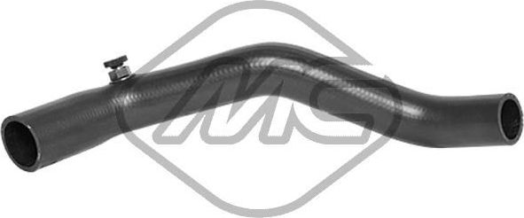 Патрубок радиатора (системы охлаждения) Metalcaucho верхний для Renault 11 1983-1988. Артикул 07516