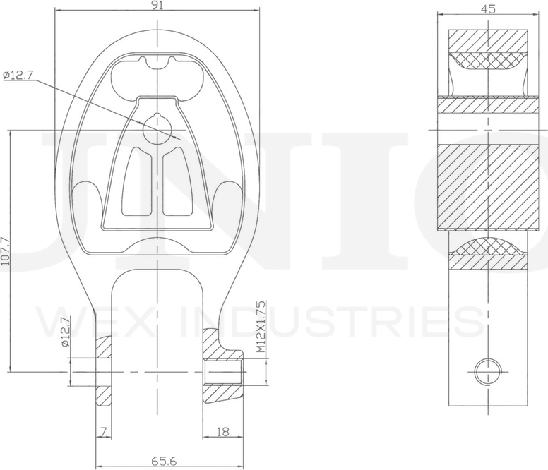 Опора двигателя (Unio). Артикул RMP-15117