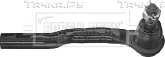 Наконечник рулевой тяги Borg & Beck правый для Mazda 6 III (GJ) 2012-2026. Артикул BTR5811