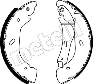 Тормозные колодки Metelli. Артикул 53-0134