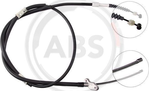 Трос ручника (тросик ручного тормоза) ABS. Артикул K16028