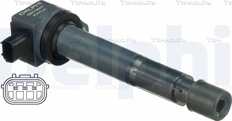 Катушка зажигания Delphi для Honda Accord VIII 2008-2015. Артикул GN10647