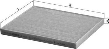 Салонный фильтр Mahle. Артикул LA 408