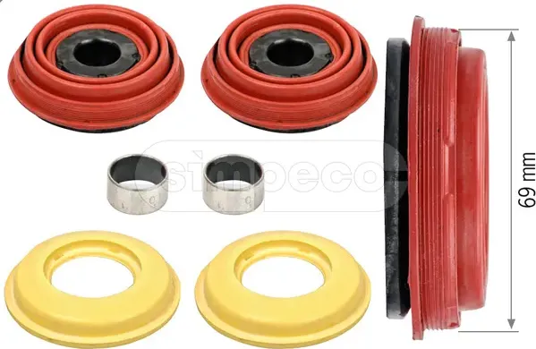 Комплект толкателей и пыльников суппорта (69 мм) KNORR SN6SN7SK7 арт. 13439 (SP0 (Simpeco). Артикул SP05010010