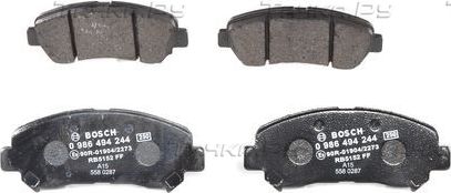 Тормозные колодки Bosch. Артикул 0 986 494 244