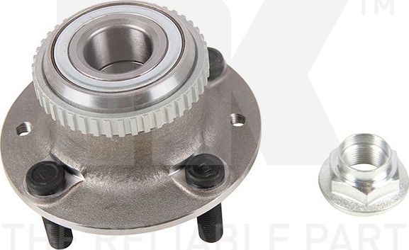 Ступица колеса с интегрированным подшипником NK для Kia Shuma II 2001-2004. Артикул 763503