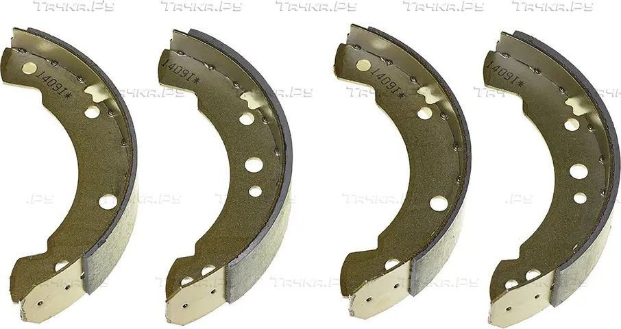 Тормозные колодки (стояночная тормозная система) Brembo ESSENTIAL LINE для Jeep Commander XK, XH 2005-2010. Артикул S 37 506